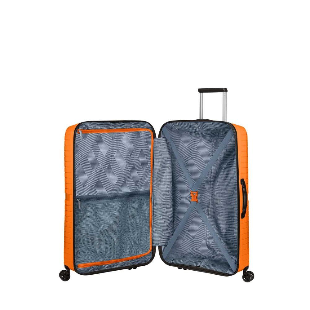 American Tourister Airconic kabin koffert med 4 hjul 55 cm Mango Orange-Harde kofferter-BagBrokers