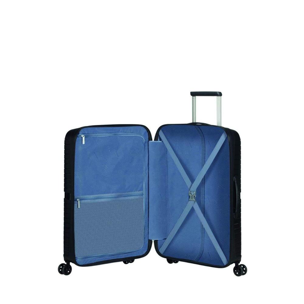 American Tourister Airconic kabin koffert med 4 hjul 55 cm Svart-Harde kofferter-BagBrokers