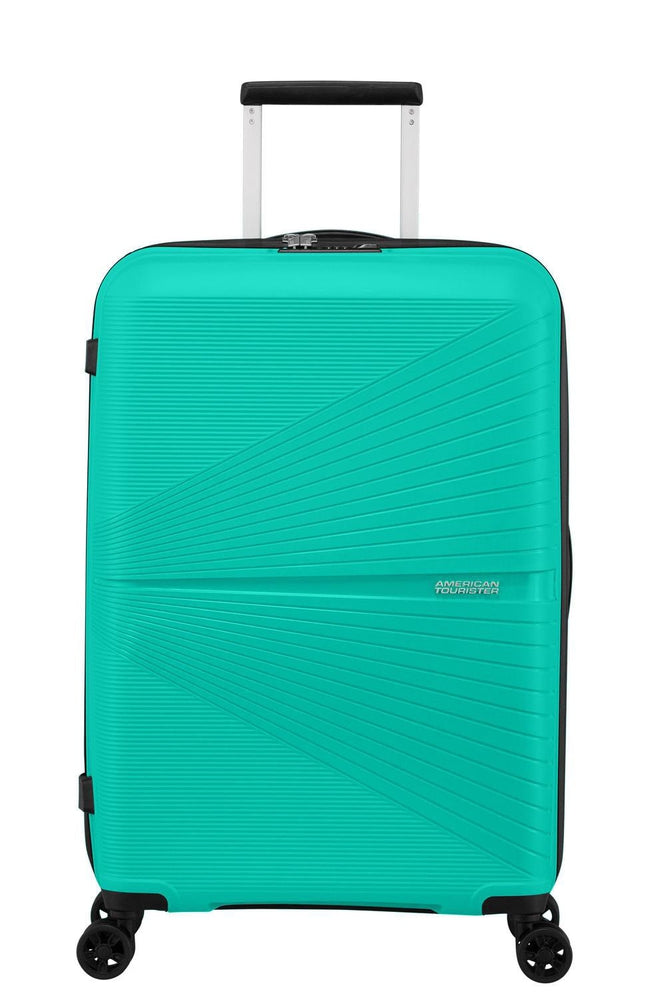 American Tourister Airconic medium koffert med 4 hjul 67 cm Aqua Green-Harde kofferter-BagBrokers
