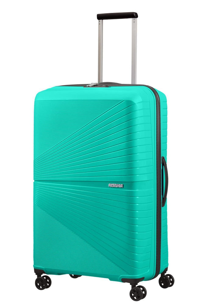 American Tourister Airconic stor koffert med 4 hjul 77 cm Aqua Green-Harde kofferter-BagBrokers