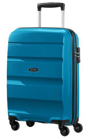 Harde kofferter-American Tourister. Bon Air, hard 55 cm kabin koffert Sjøblå.-BagBrokers