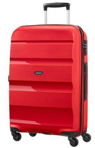 Harde kofferter-American Tourister. Bon Air, hard 66 cm medium koffert Rød.-BagBrokers