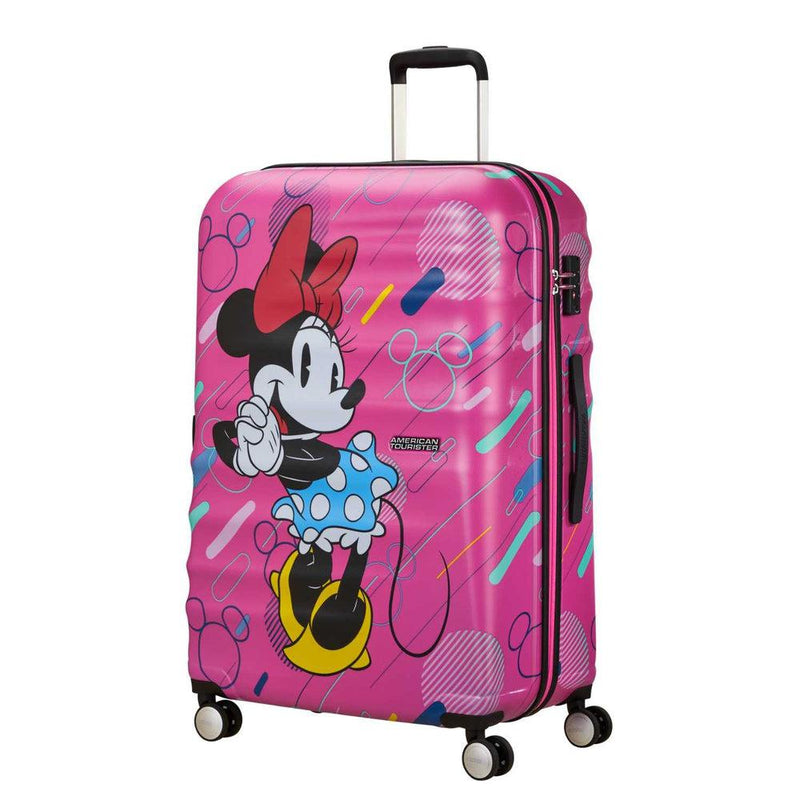 American Tourister Disney Wavebreaker Stor koffert Minnie-Harde kofferter-BagBrokers
