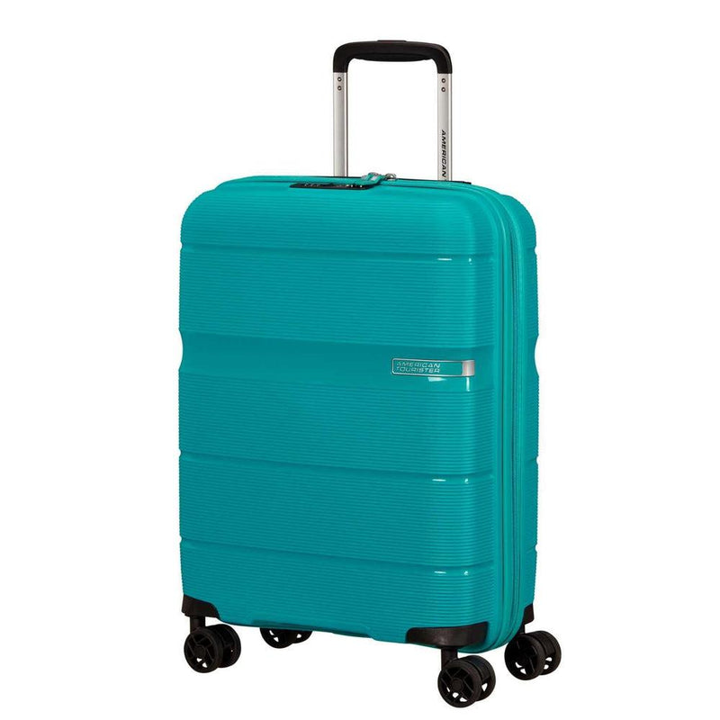 American Tourister LINEX koffert med 4 hjul 55 cm Blue Ocean-Harde kofferter-BagBrokers