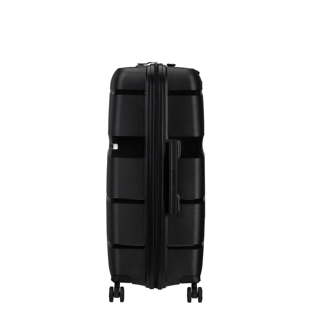 American Tourister LINEX koffert med 4 hjul 66 cm Vivid Black-Harde kofferter-BagBrokers