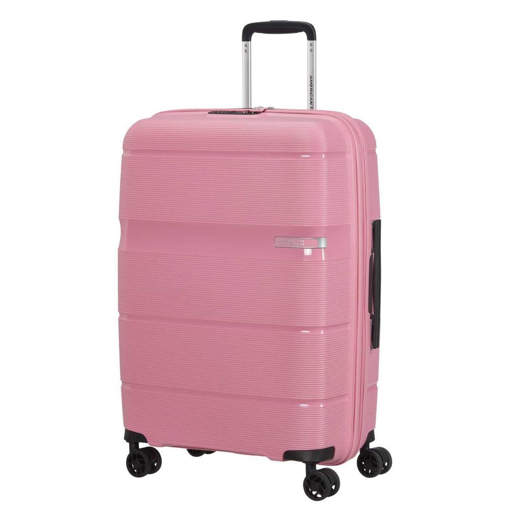American Tourister LINEX koffert med 4 hjul 66 cm Watermelon Pink-Harde kofferter-BagBrokers