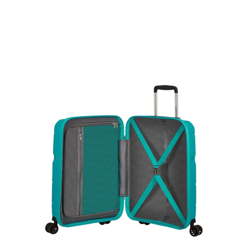 American Tourister LINEX koffert med 4 hjul 76 cm Blue Ocean-Harde kofferter-BagBrokers