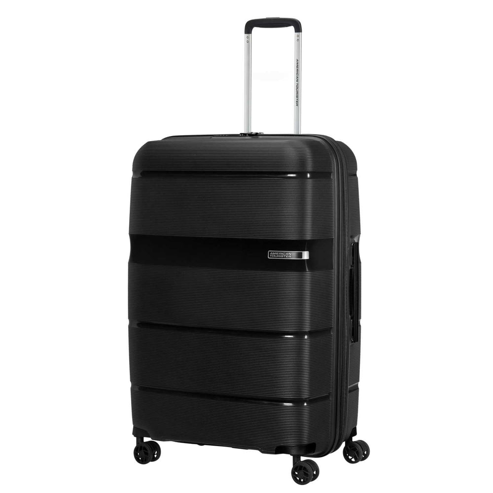 American Tourister LINEX koffert med 4 hjul 76 cm Vivid Black-Harde kofferter-BagBrokers