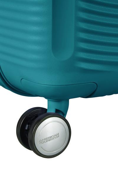 American Tourister Soundbox Ekspanderende Kabin Koffert 55 cm Jade Green-Harde kofferter-BagBrokers