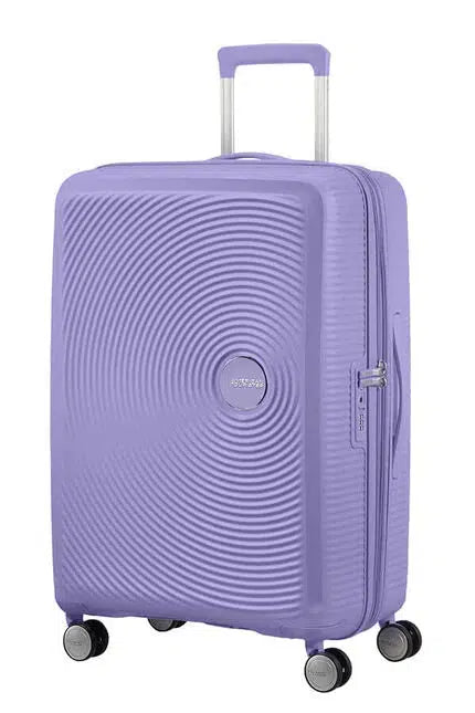 American Tourister Soundbox ekspanderende medium koffert 67 cm Lavender-Harde kofferter-BagBrokers