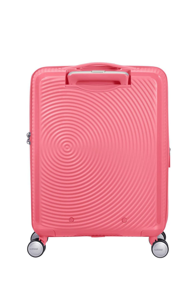 American Tourister Soundbox ekspanderende medium koffert 67 cm Sun Kissed Coral-Harde kofferter-BagBrokers