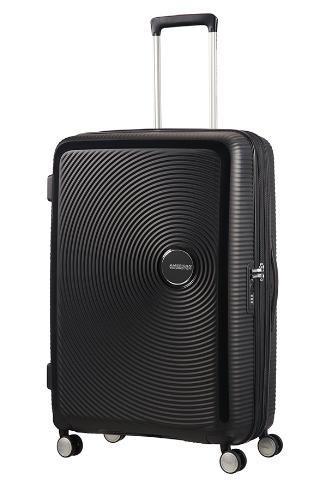 Harde kofferter-American Tourister Soundbox Ekspanderende Medium Koffert 67 cm Sort-BagBrokers