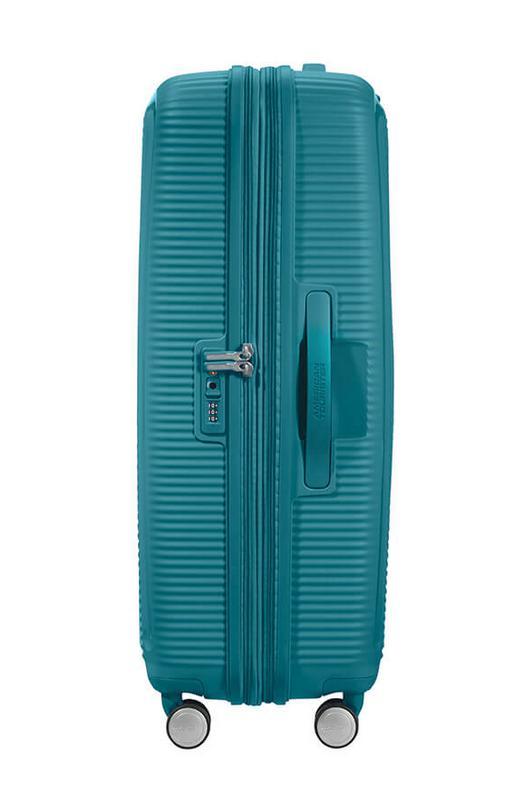 American Tourister Soundbox Ekspanderende Stor Koffert 77 cm Jade Green-Harde kofferter-BagBrokers