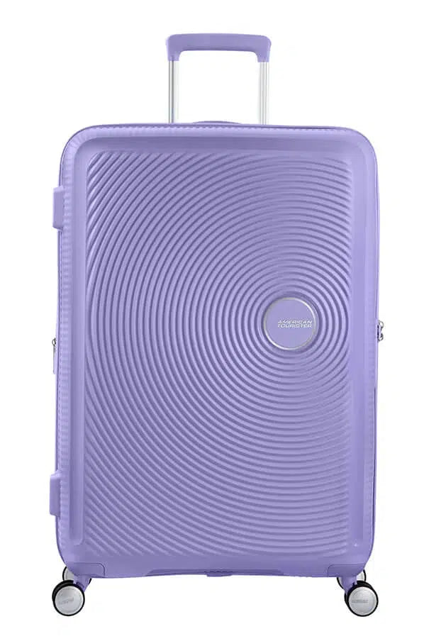 American Tourister Soundbox ekspanderende stor koffert 77 cm Lavender-Harde kofferter-BagBrokers