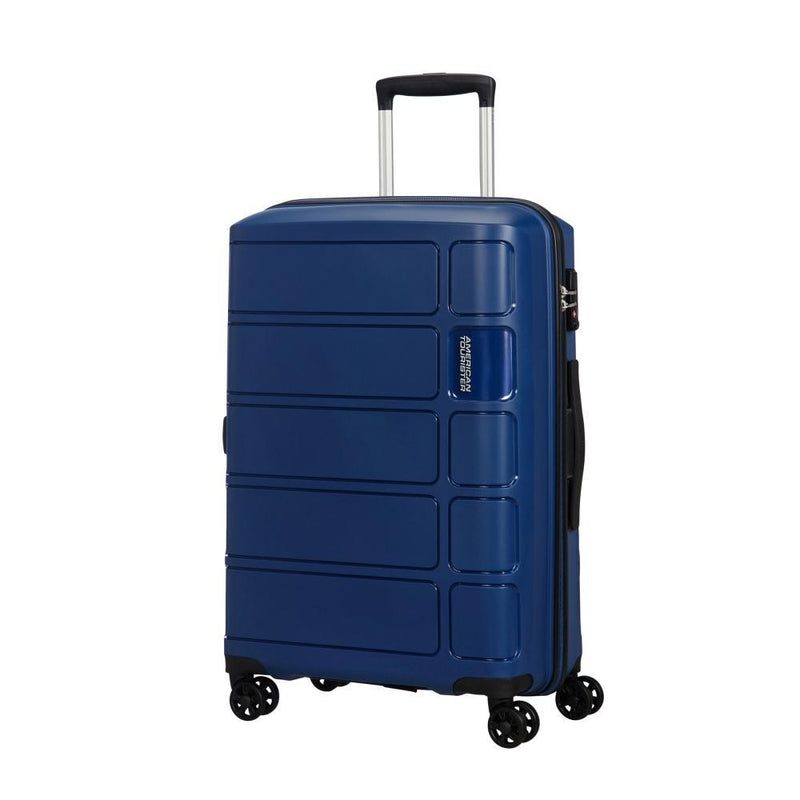 American Tourister Summer Splash Medium Koffert 67 cm Midnight Blue-Harde kofferter-BagBrokers