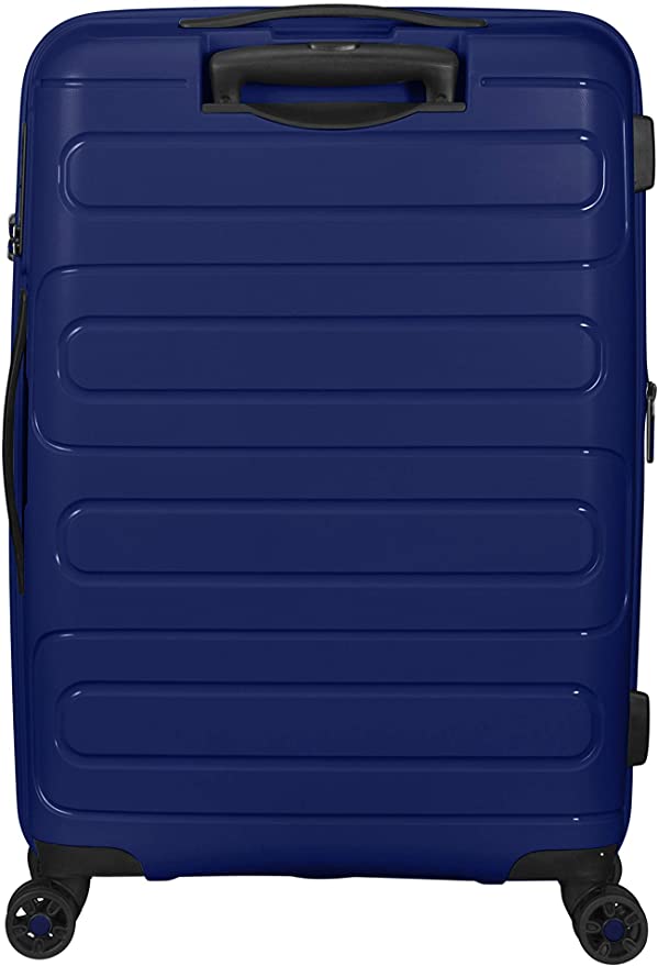American Tourister Sunside utvidbar medium koffert 68 cm Dark Navy-Harde kofferter-BagBrokers