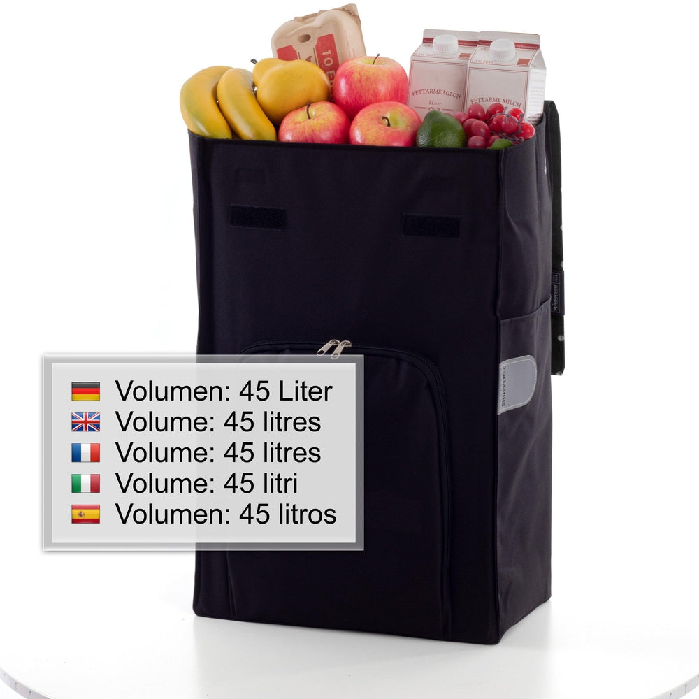 Andersen Scala Shopper Plus Trillebag Malit termo Svart 45 Liter-Bagger-BagBrokers