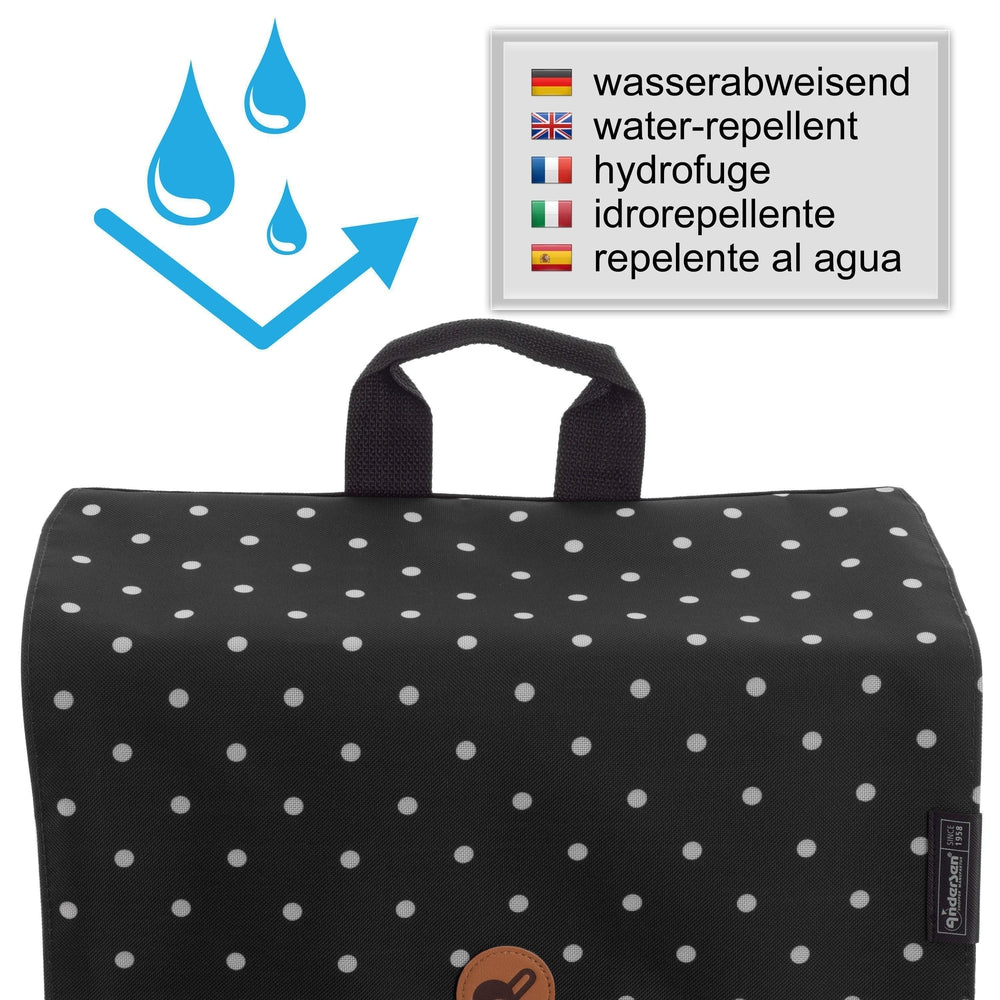 Andersen Scala Shopper Plus Trillebag Malit termo Svart 45 Liter-Bagger-BagBrokers