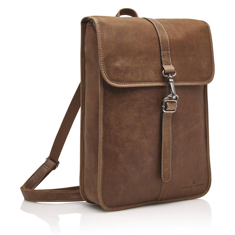 Castelijn & Beerens Carisma Ryggsekk 15,6" RFID Cognac-Ryggsekker-BagBrokers