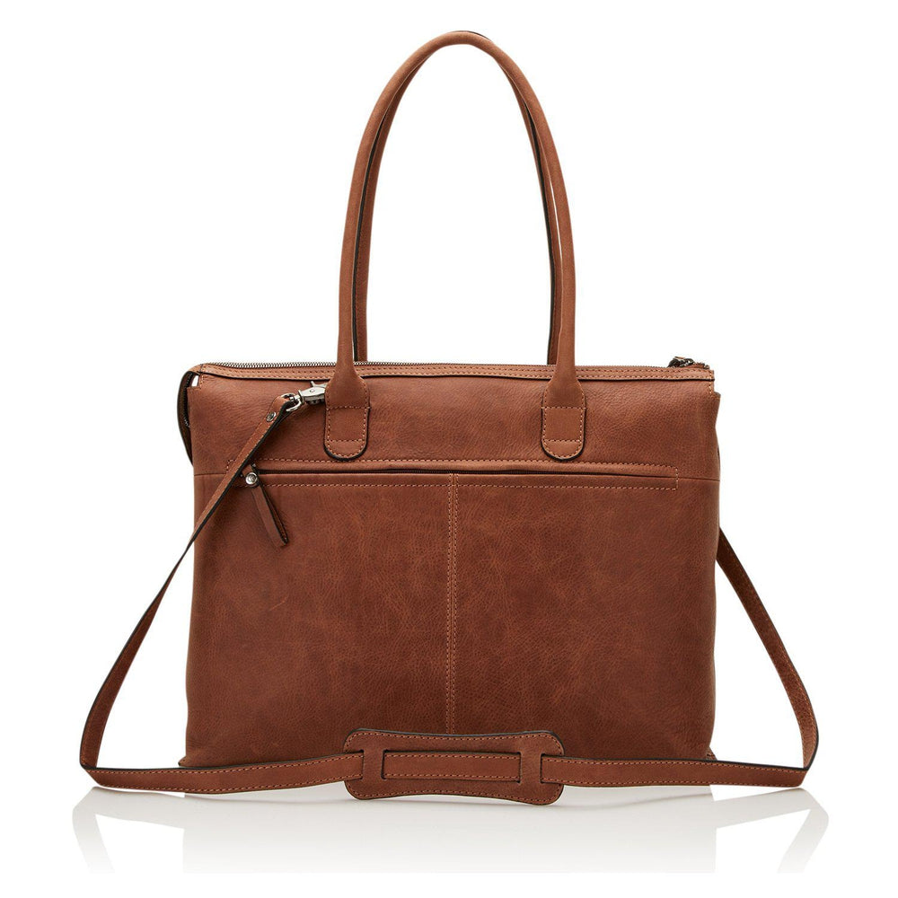 Castelijn & Beerens Carisma skulderveske 15,6" RFID Cognac-Veske-BagBrokers