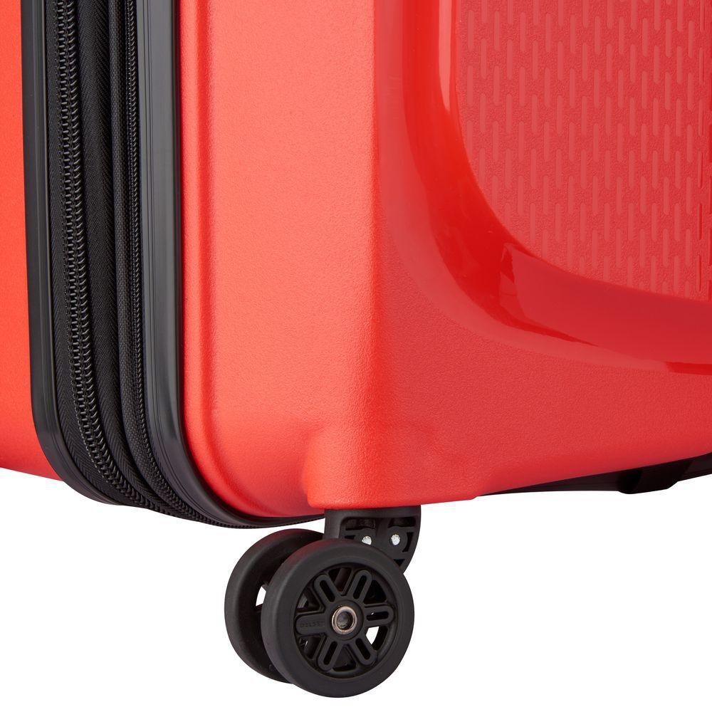 Delsey Belmont Plus L Stor 76 cm Utvidbar Koffert 102 Liter Faded Red-Harde kofferter-BagBrokers