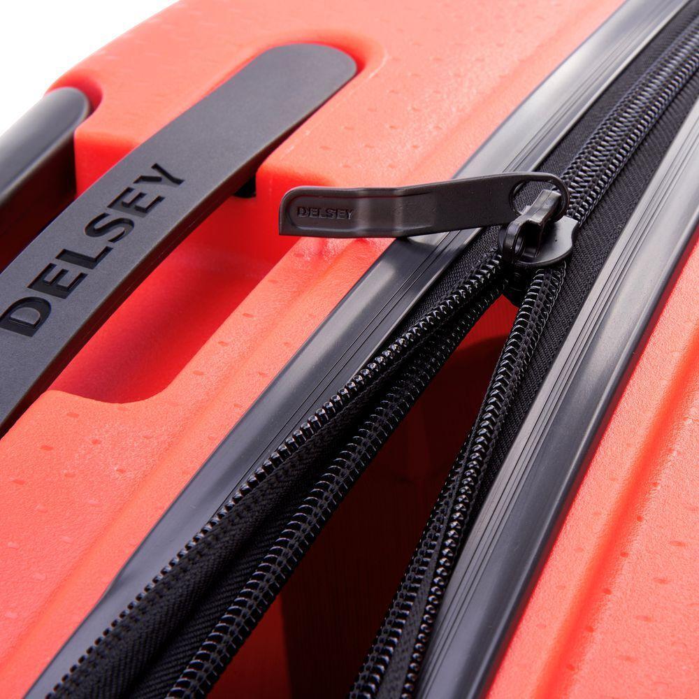 Delsey Belmont Plus Mellomstor Utvidbar Koffert 87 L Faded Red-Harde kofferter-BagBrokers