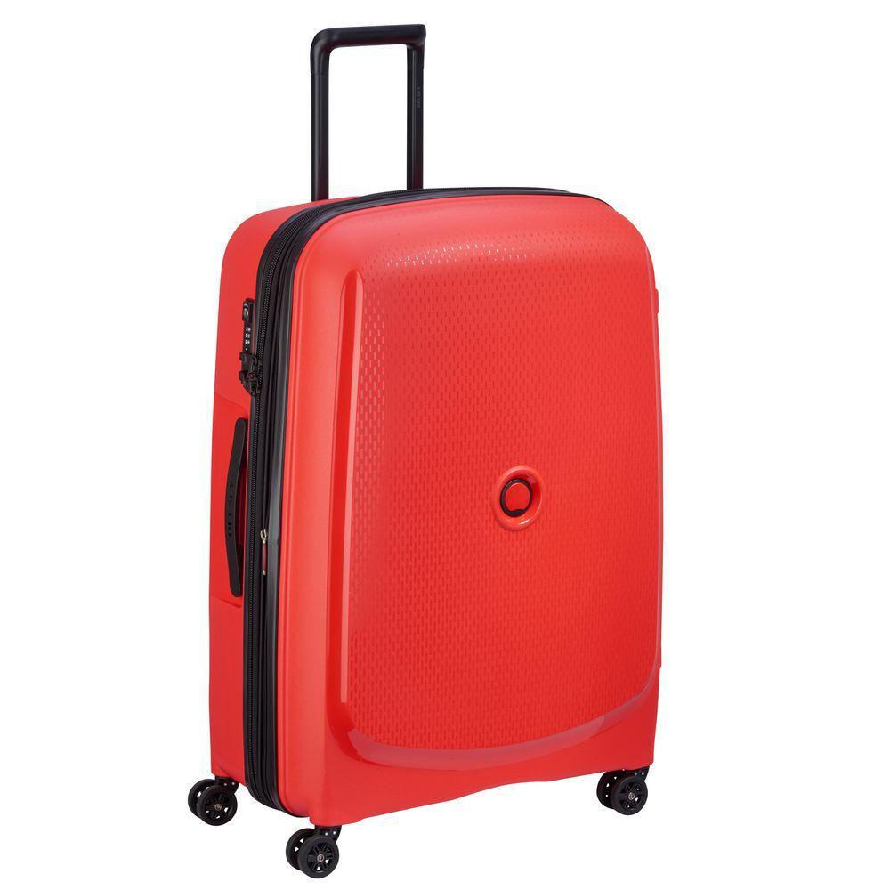 Delsey Belmont Plus Mellomstor Utvidbar Koffert 87 L Rød-Harde kofferter-BagBrokers