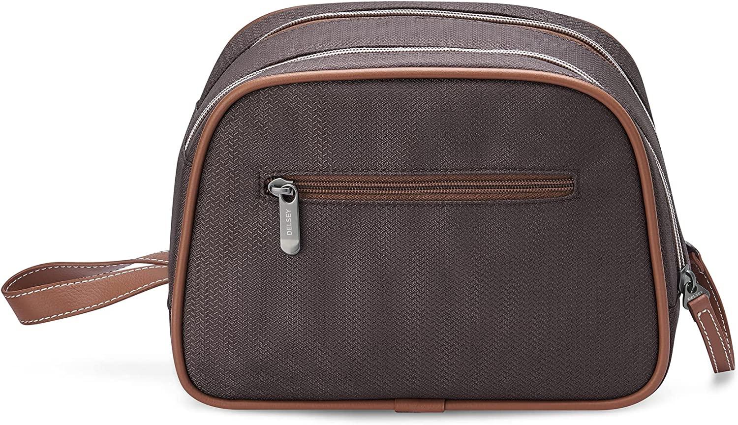 Delsey Chatelet Air 2.0 Soft toalettmappe Brown-Toalettmappe-BagBrokers