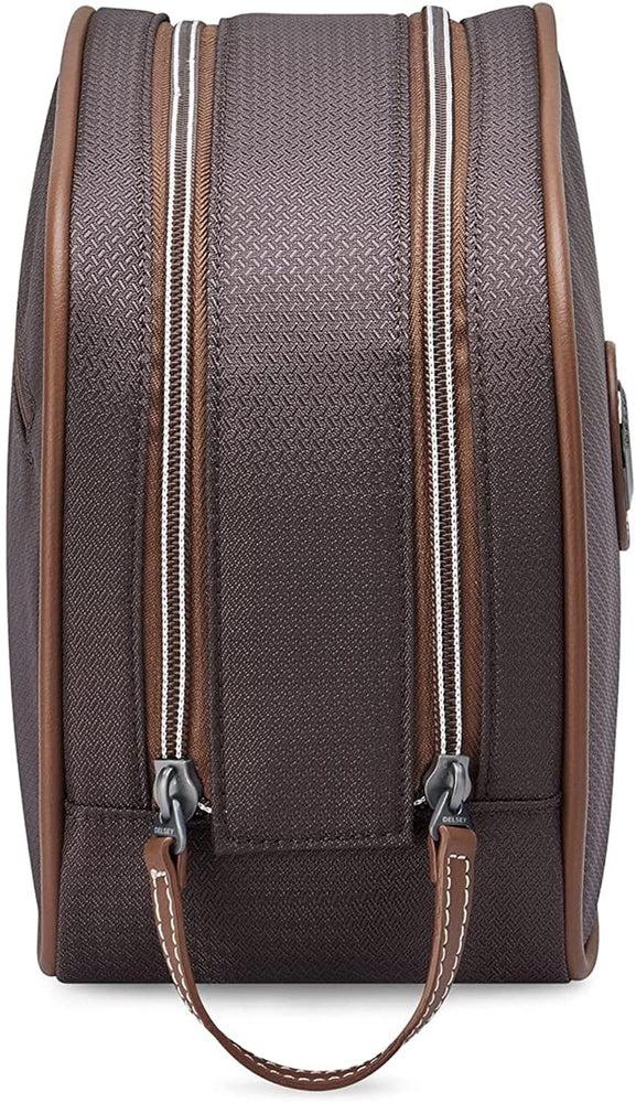 Delsey Chatelet Air 2.0 Soft toalettmappe Brown-Toalettmappe-BagBrokers