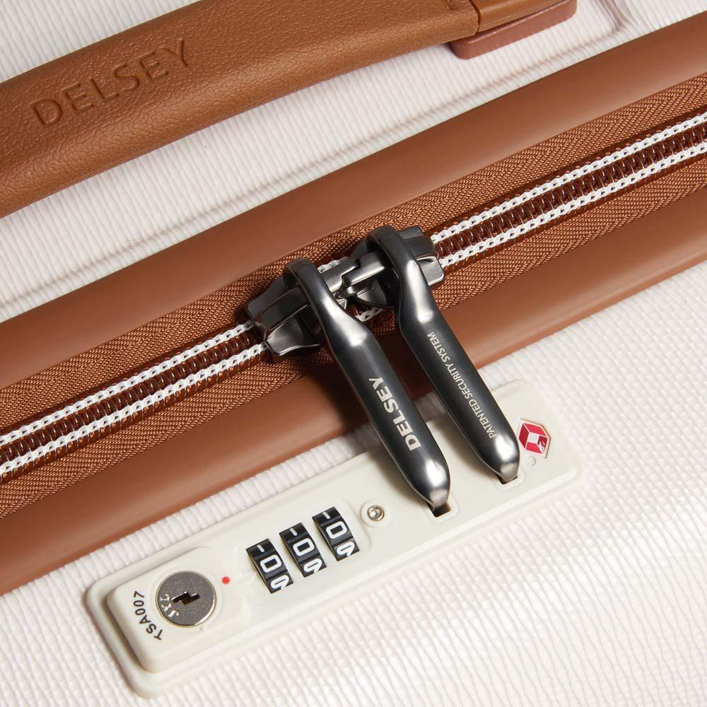 Delsey Chatelet Air 2.0 mellomstor koffert 66 cm 69 liter Angora-Harde kofferter-BagBrokers