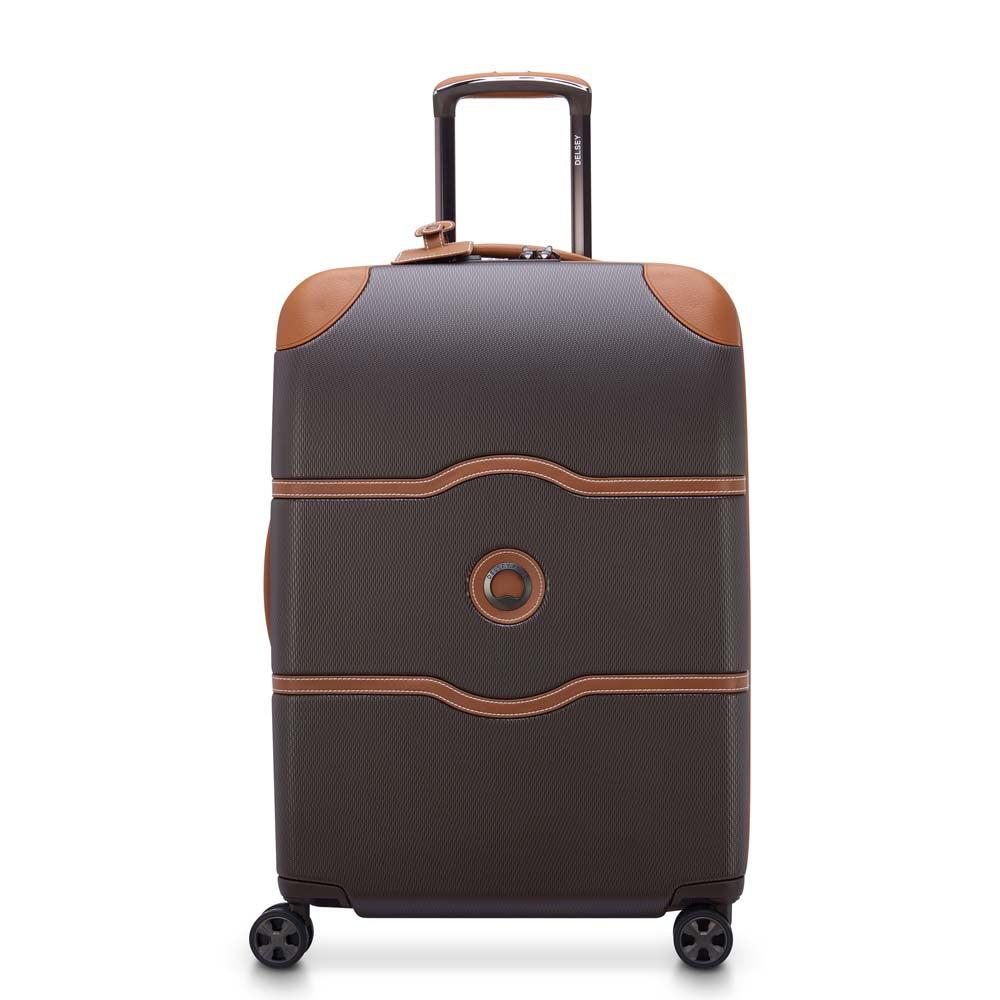 Delsey Chatelet Air 2.0 mellomstor koffert 66 cm 69 liter Brown-Harde kofferter-BagBrokers