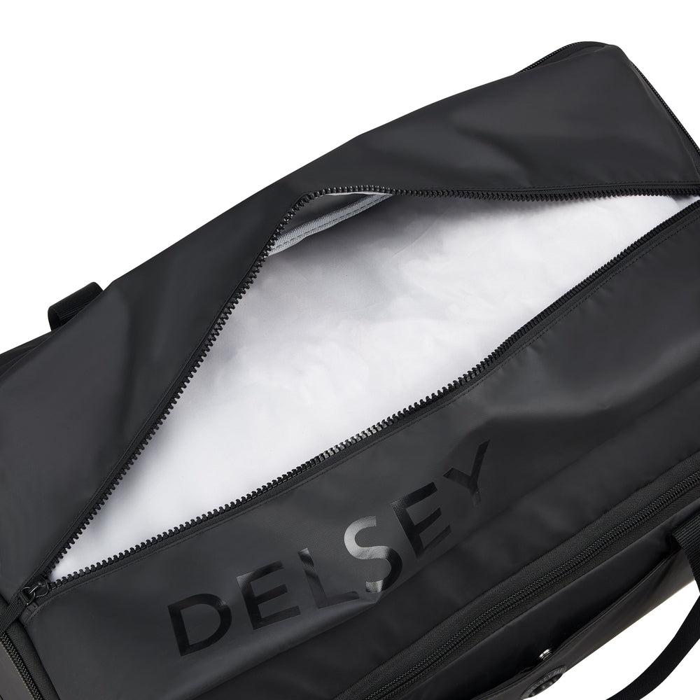 Delsey EGOA Vannavvisende Medium Wheel Duffle bag 74 liter Black-Bagger-BagBrokers