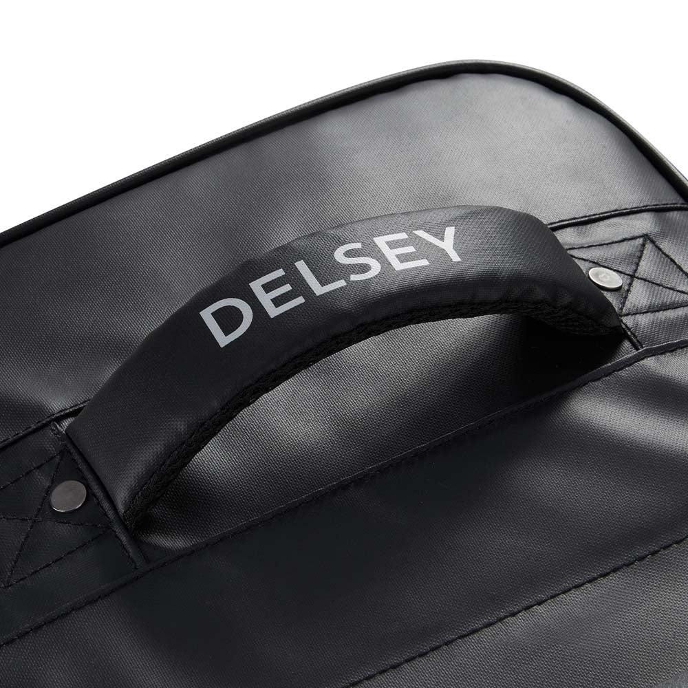 Delsey Raspail Wheel duffle kabin bag Black-Myke kofferter-BagBrokers