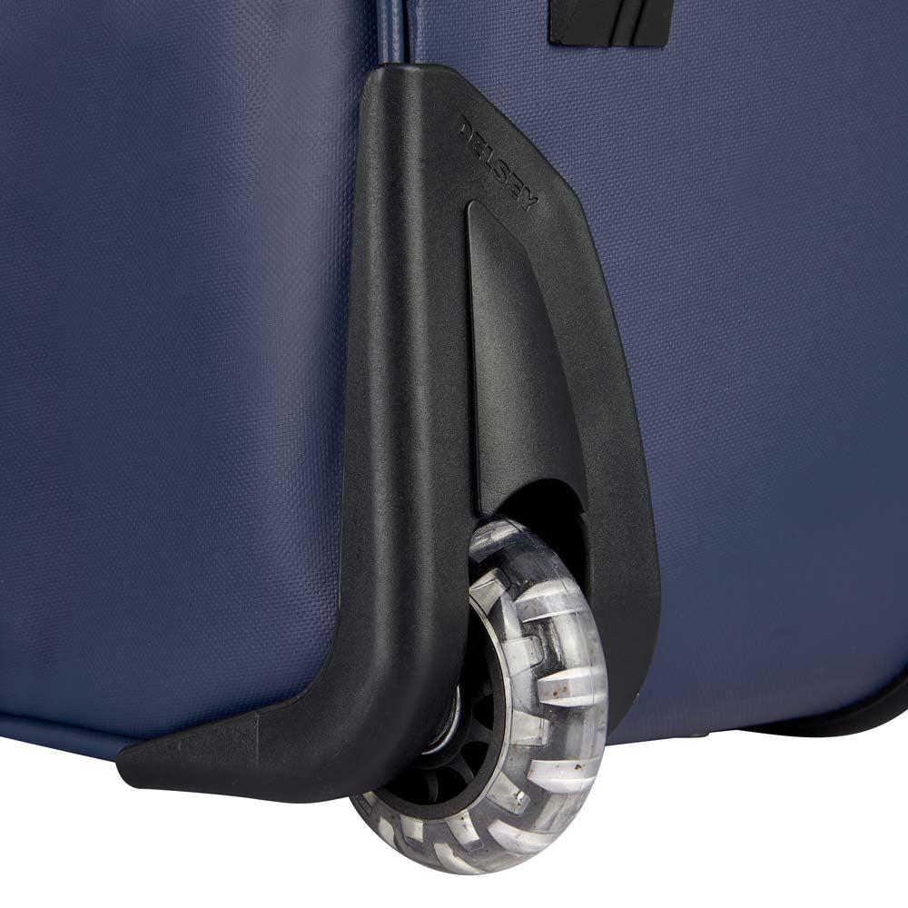 Delsey Raspail Wheel duffle kabin bag Blue-Myke kofferter-BagBrokers
