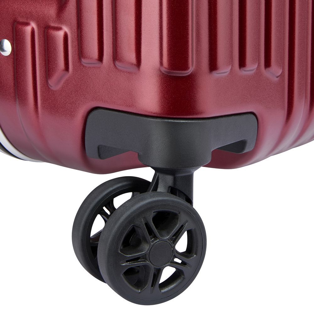 Delsey Securitime Frame kabin koffert med 4 hjul Rød-Harde kofferter-BagBrokers