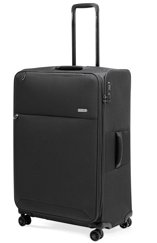 Epic Discovery Neo myk utvidbar stor koffert 77 cm Svart-Myke kofferter-BagBrokers