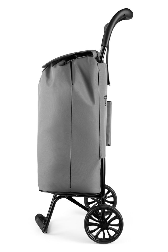 Epic Ultralett Trillebag City Shopper 2,1 kg med ergonomisk håndtak Gråsvart-Bagger-BagBrokers
