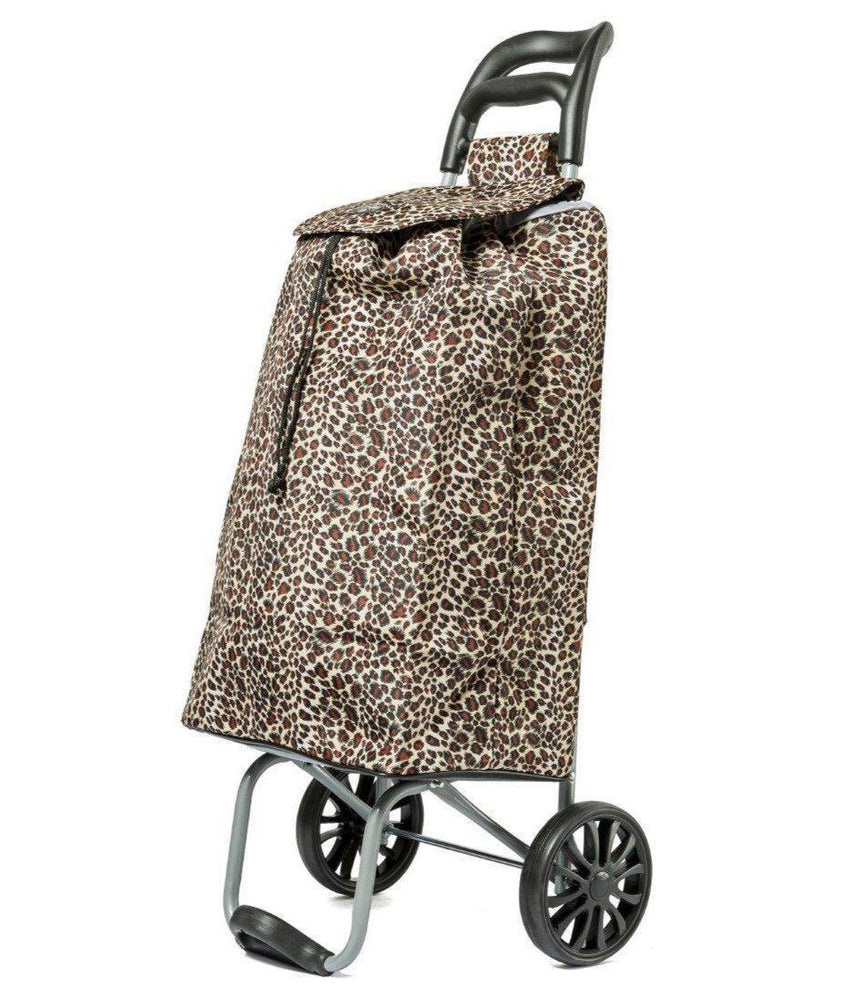 Epic Ultralett Solid Trillebag City Shopper 2,1 Kg Med Ergonomiske Håndtak Leopard-Bagger-BagBrokers