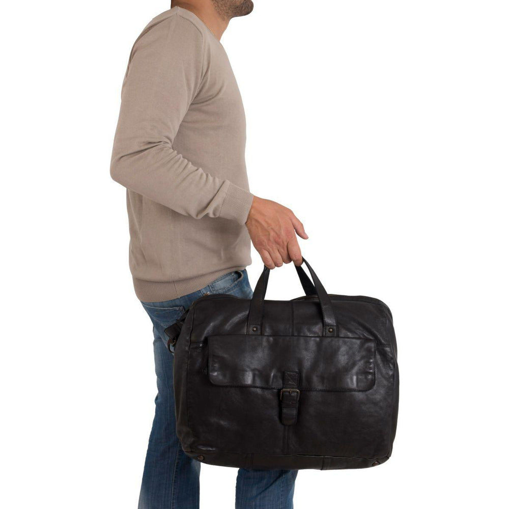 Gianni Conti Vintage Weekendbag Brown-Bagger-BagBrokers