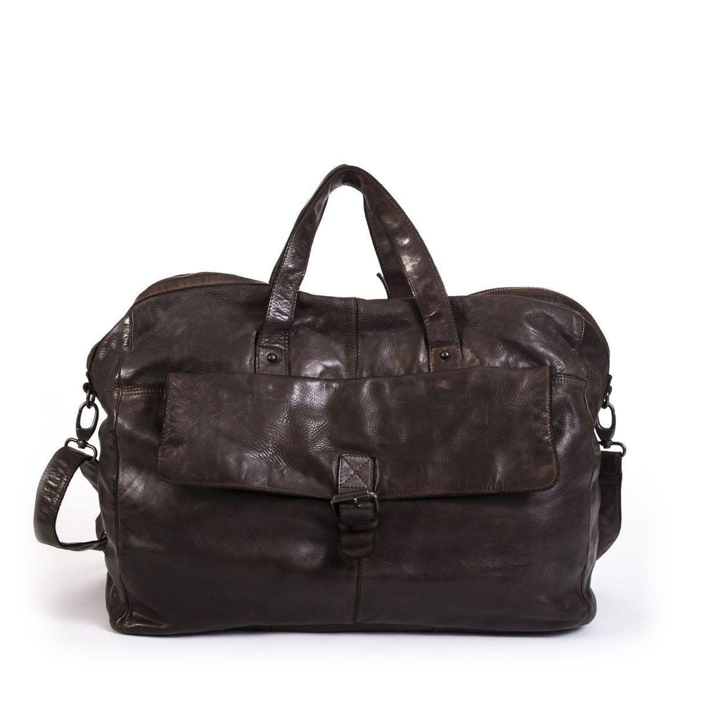 Gianni Conti Vintage Weekendbag Brown-Bagger-BagBrokers