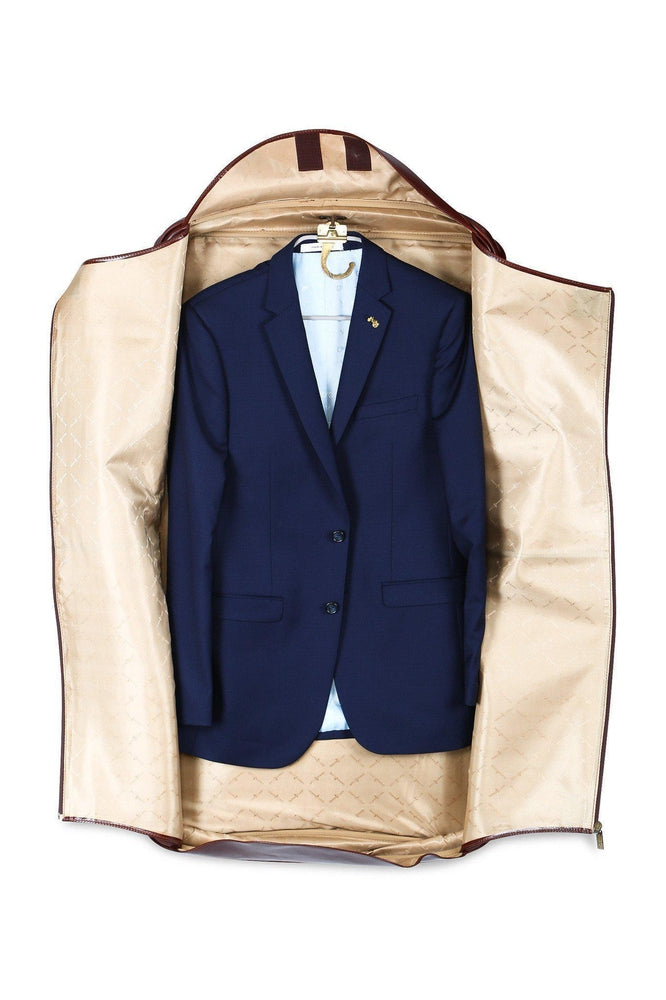 Bagger-Gianni Conti Skinn Dresspose. Eksklusivt Italiensk Kalveskinn Brun-BagBrokers