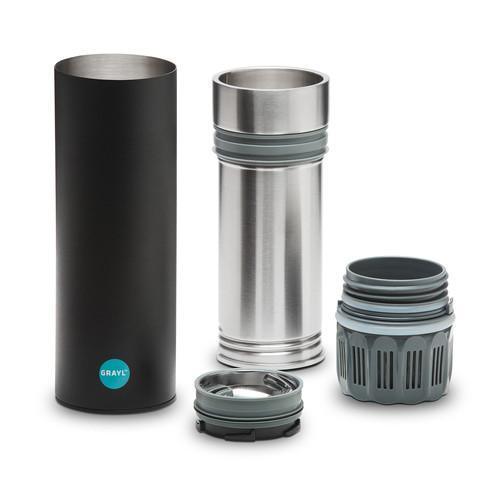 -Grayl. Drikkeflaske/presskanne med G3+ filter Sort/ grå-BagBrokers