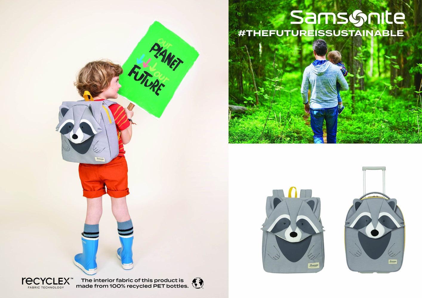 Sammies by Samsonite. Happy Sammies Eco sekk Raccoon Remy-Barnesekk-BagBrokers