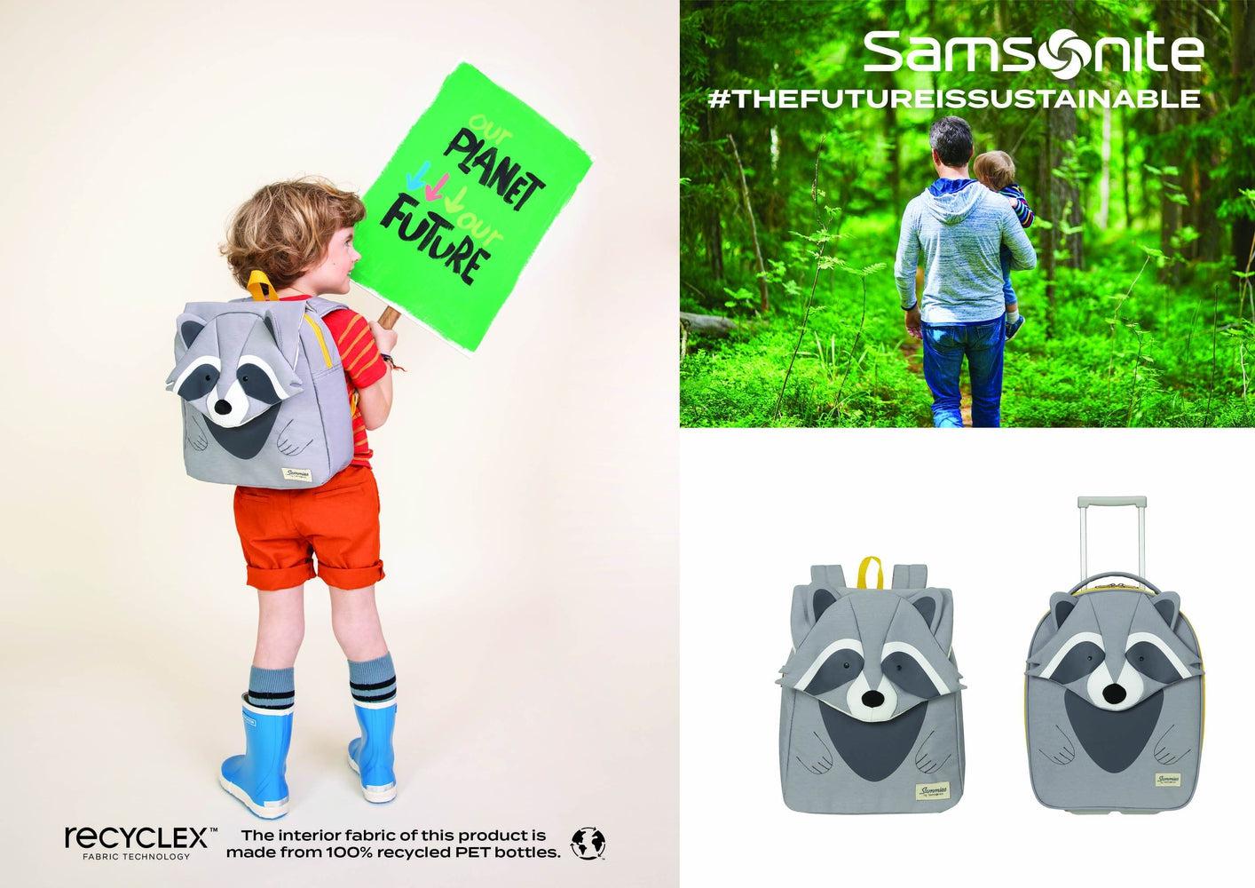 Sammies by Samsonite. Happy Sammies Eco toalettmappe Raccoon Remy-Toalettmappe-BagBrokers