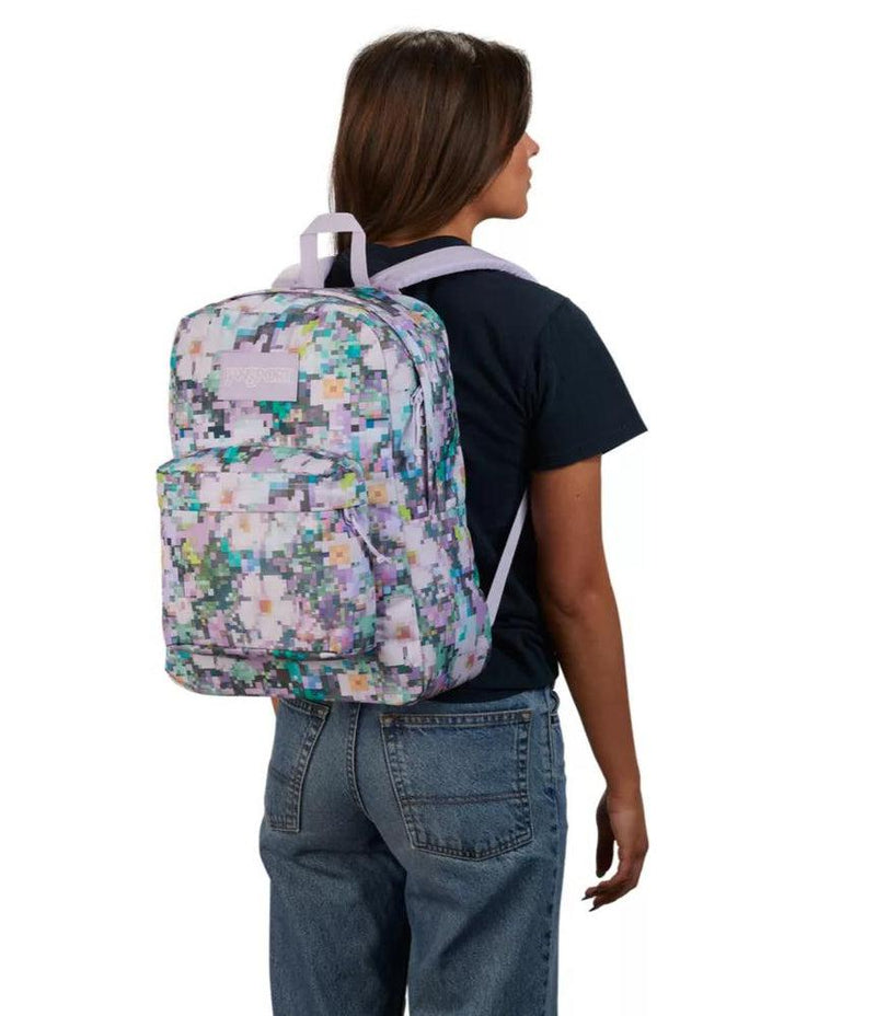 JanSport SuperBreak Plus 26 liter 8 Bit Floral-Ryggsekker-BagBrokers