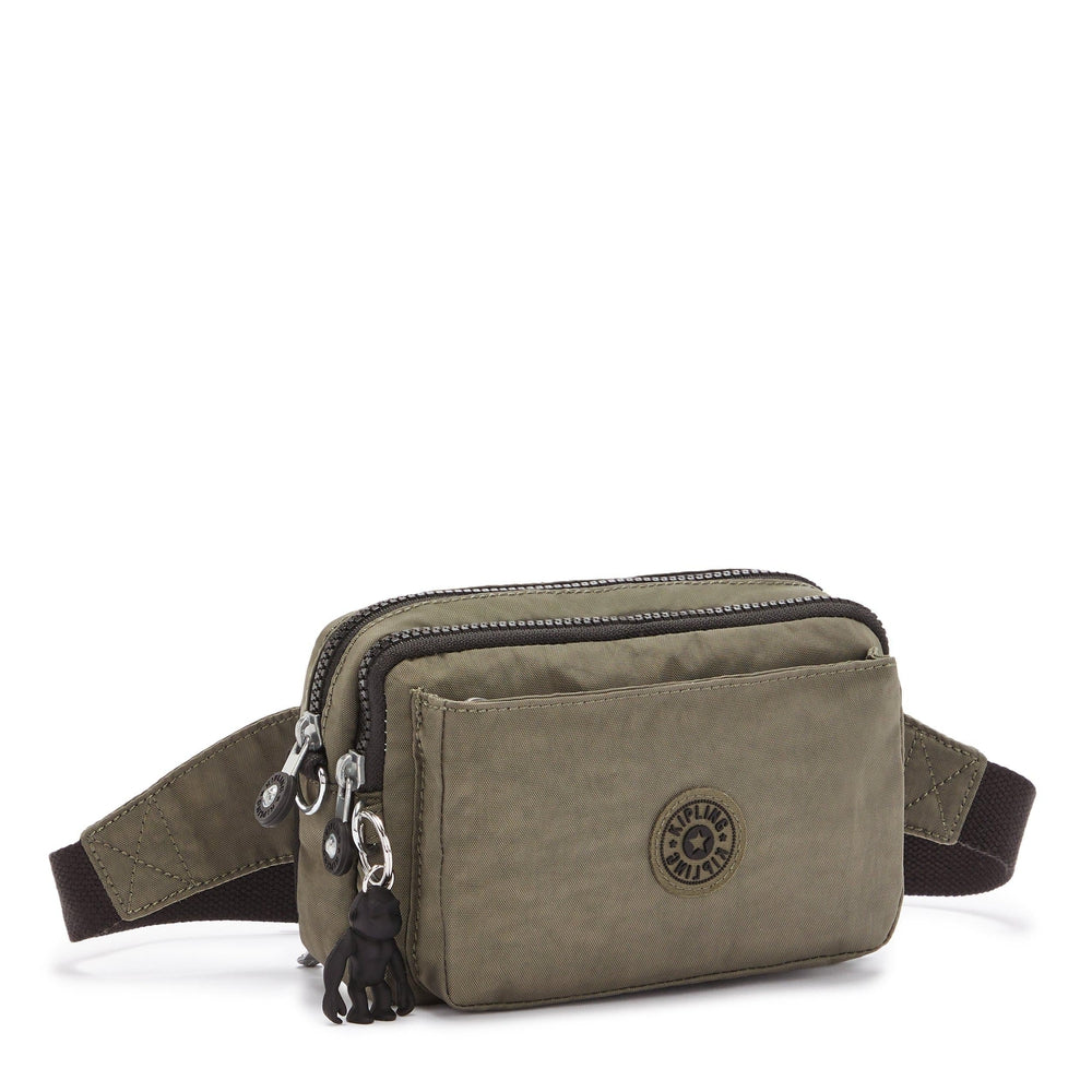 Kipling Abanu Multi liten Crossbody-veske Green Moss-Veske-BagBrokers