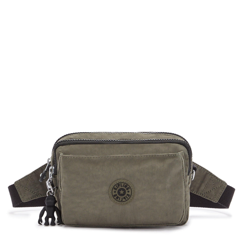 Kipling Abanu Multi liten Crossbody-veske Green Moss-Veske-BagBrokers