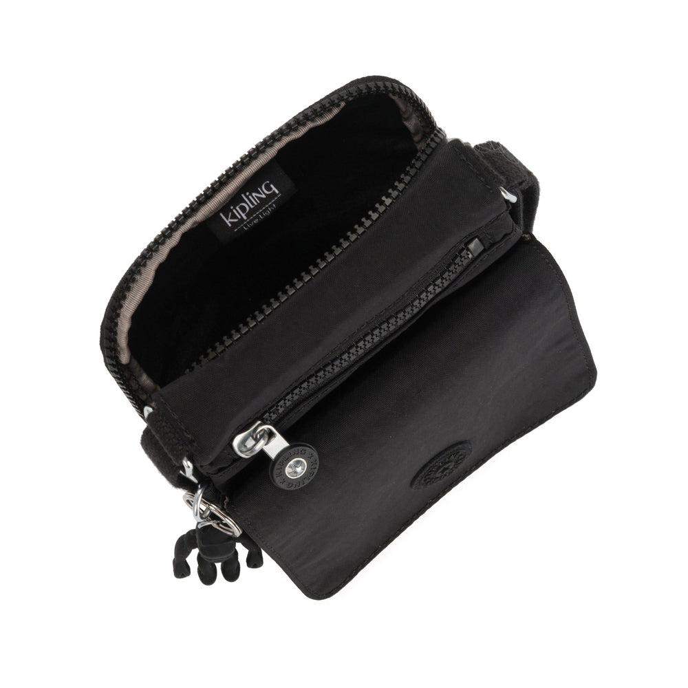 Kipling New Eldorado liten Crossbody-veske Black Noir-Veske-BagBrokers