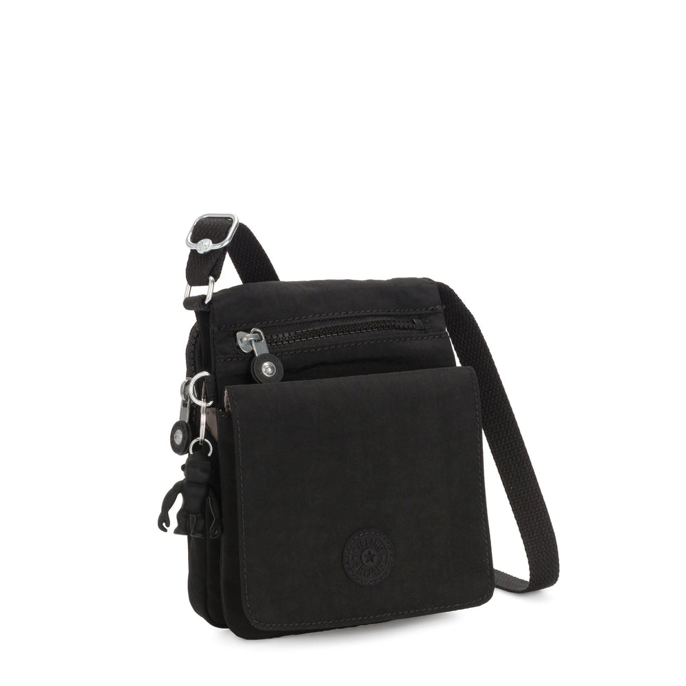 Kipling New Eldorado liten Crossbody-veske Black Noir-Veske-BagBrokers