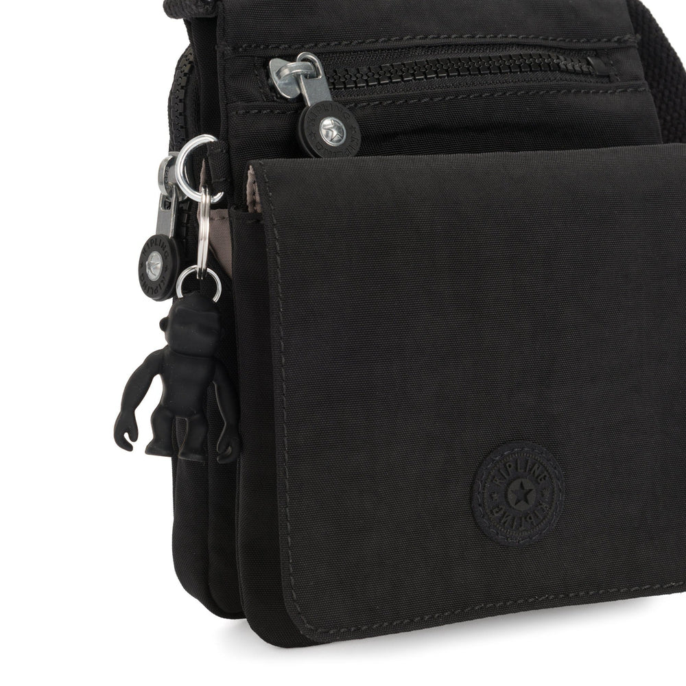 Kipling New Eldorado liten Crossbody-veske Black Noir-Veske-BagBrokers